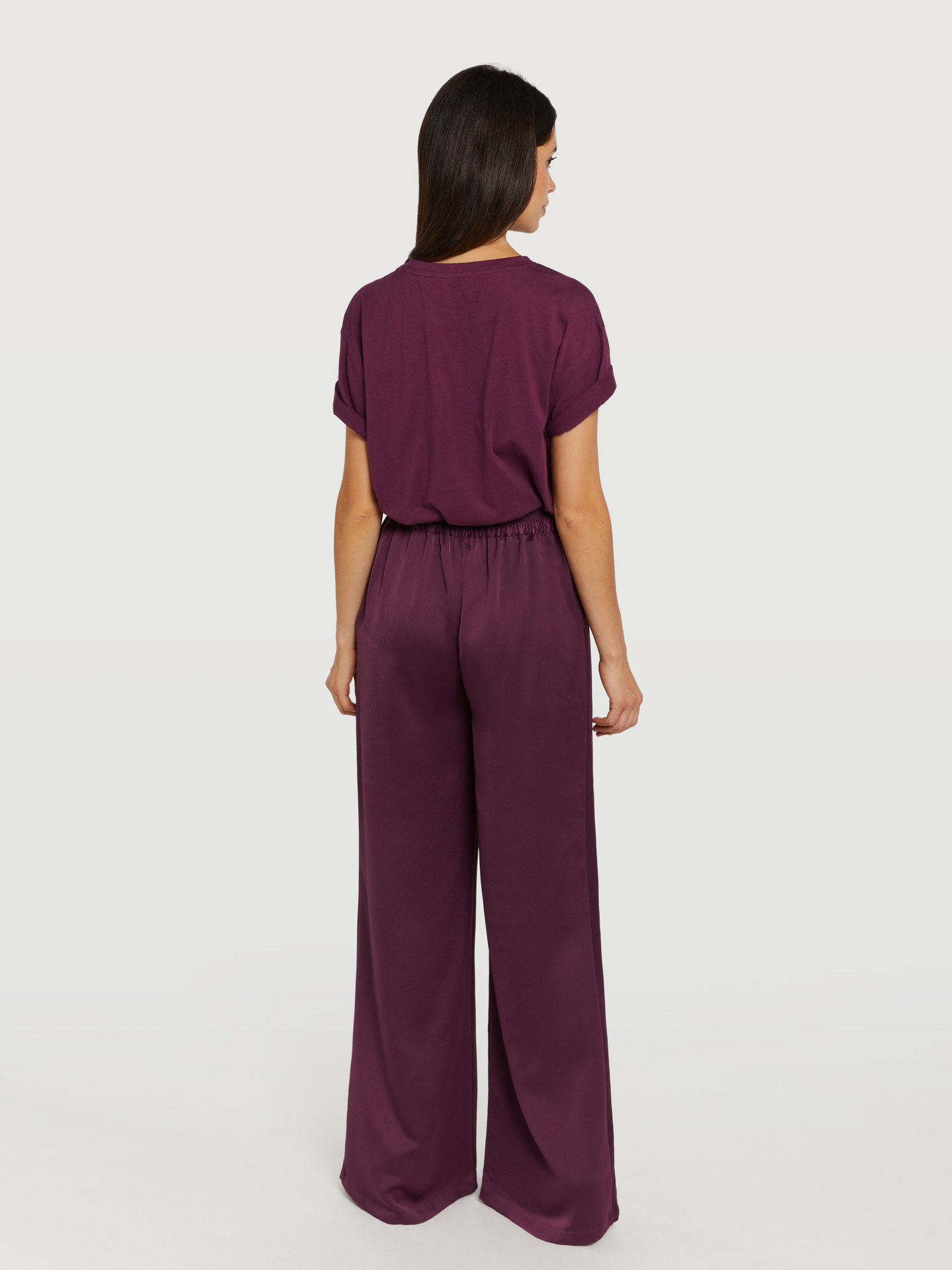 Trousers Plum Casual Woman