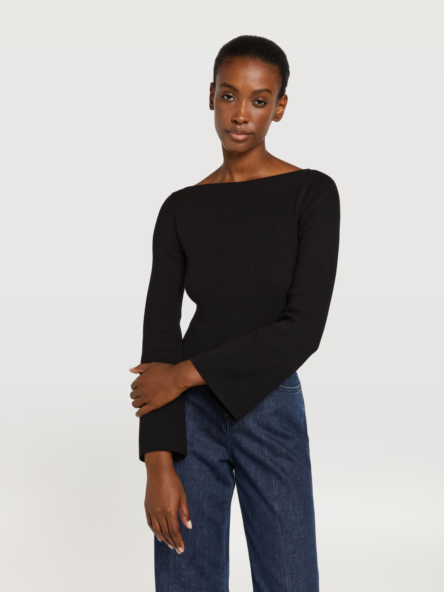 Sweater Black Casual Woman
