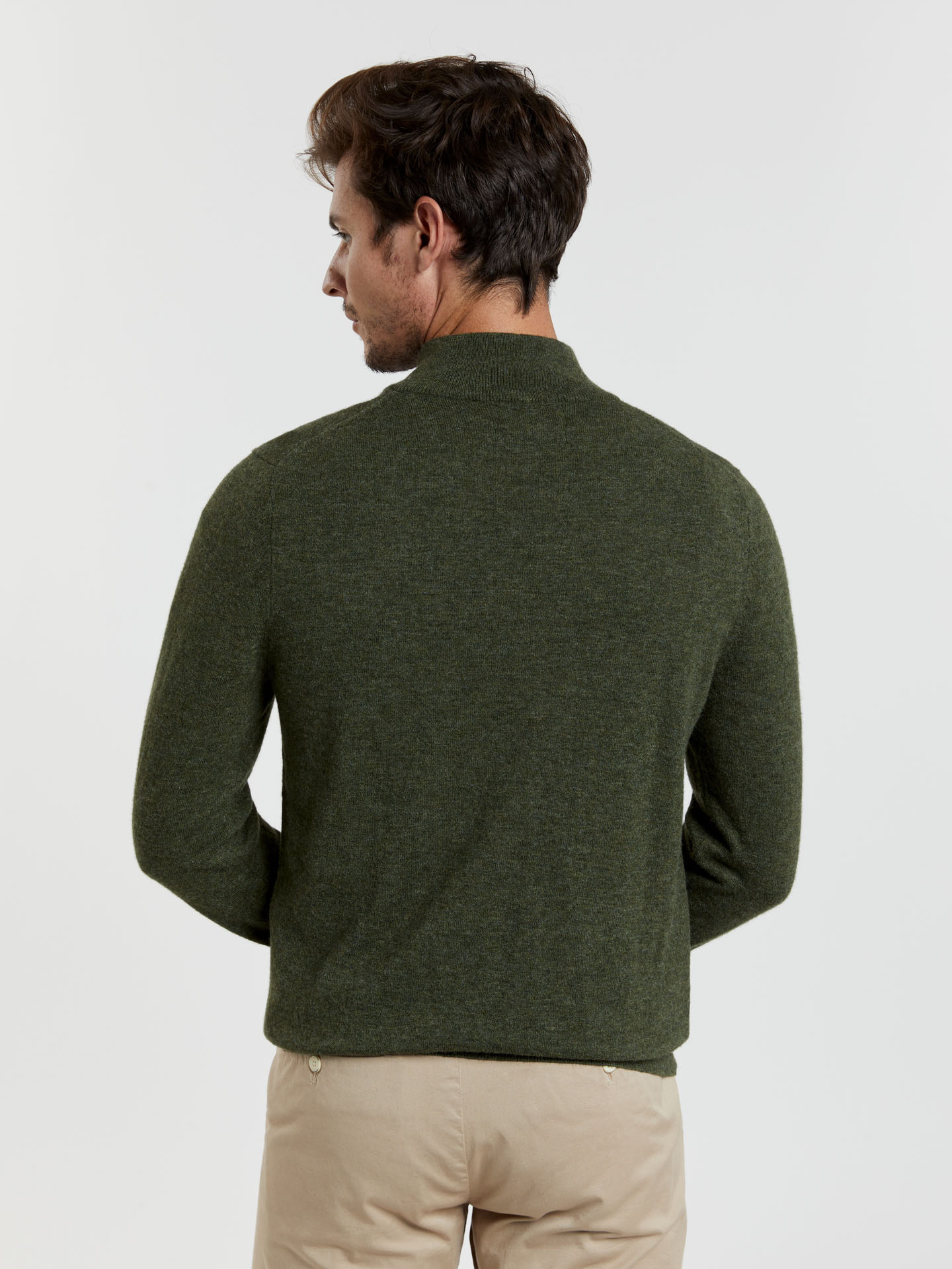 Sweater Khaki Casual Man