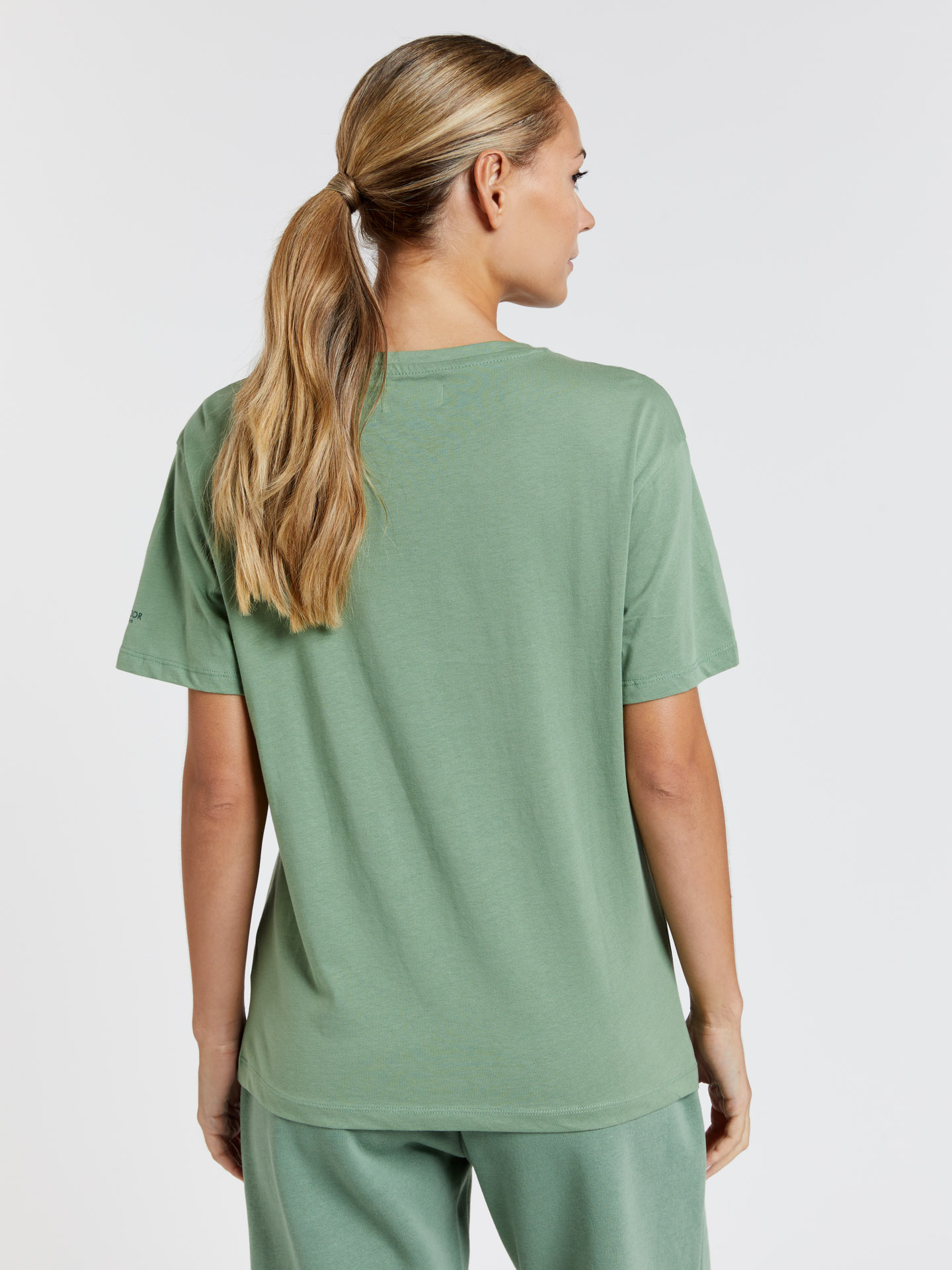 T-Shirt Light Green Sport Woman