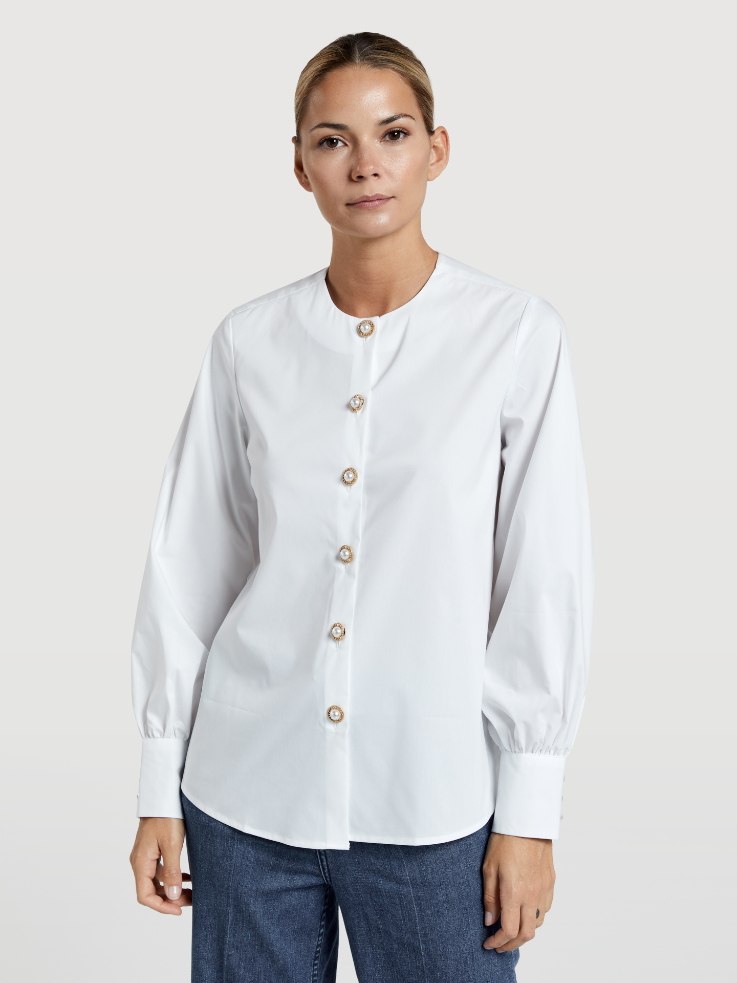 Shirt Sport White Casual Woman
