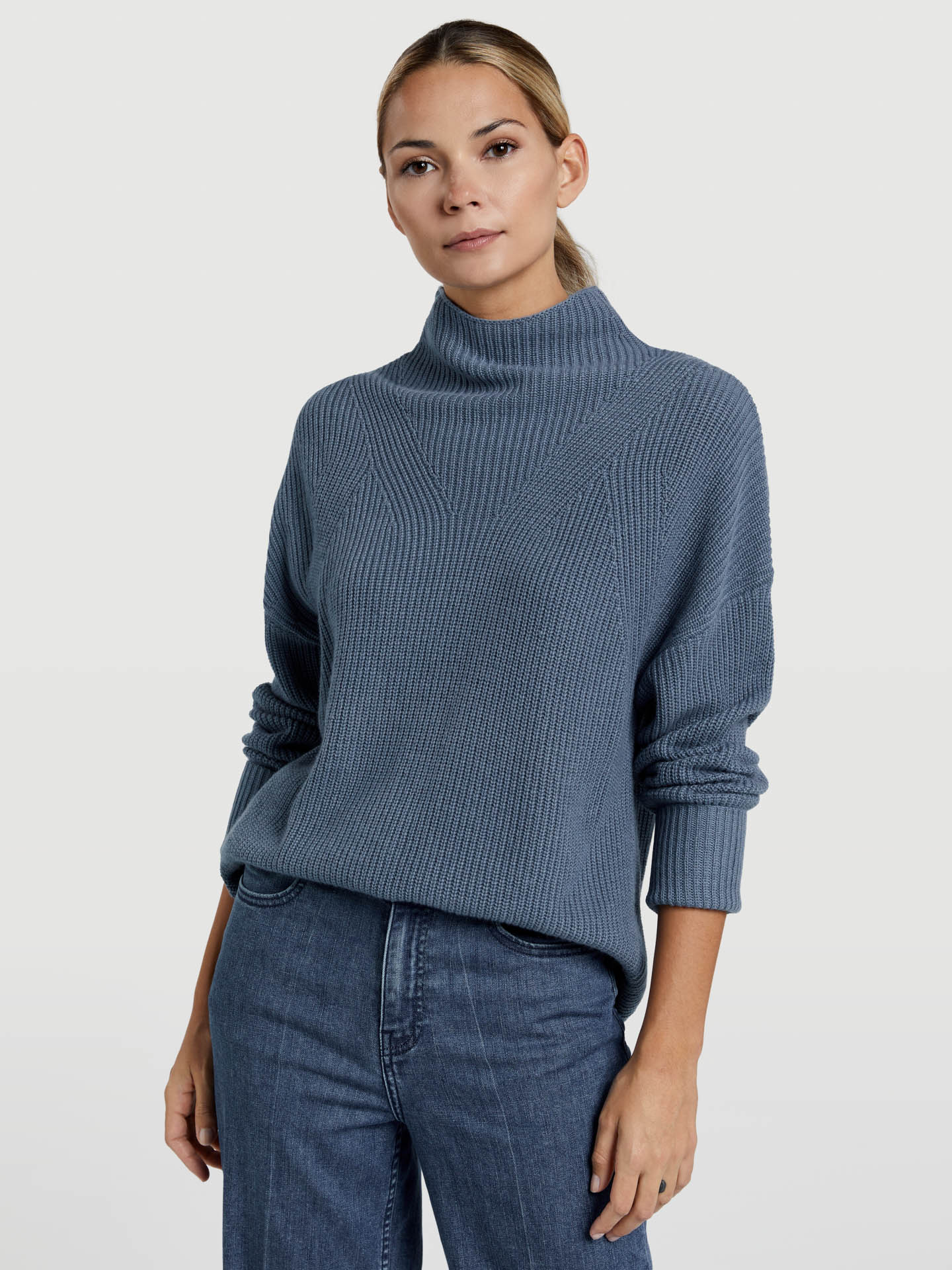 Sweater Royal Blue Casual Woman