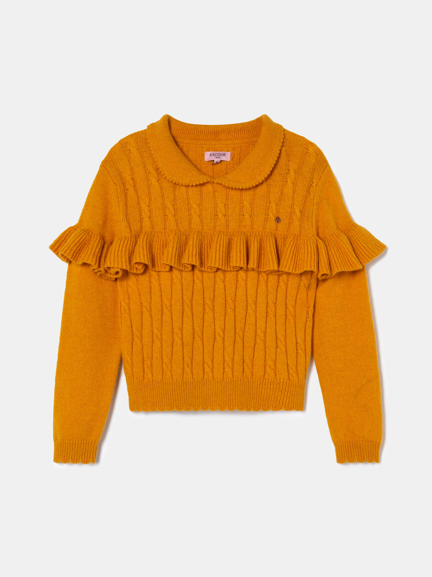 Sweater Yellow Casual Girl