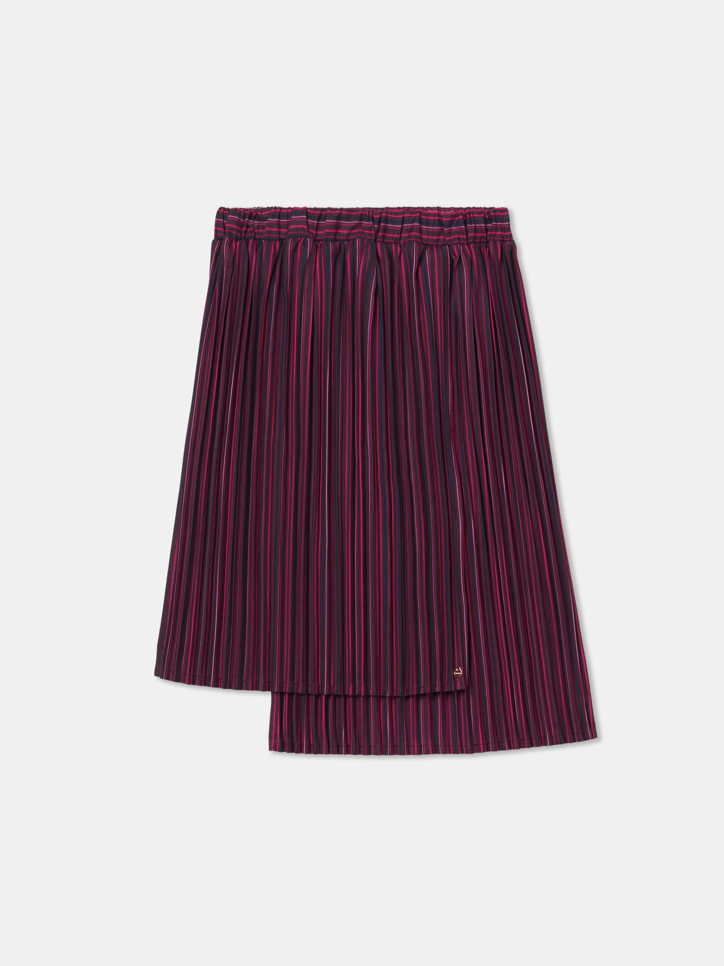 Skirt Stripes Casual Girl