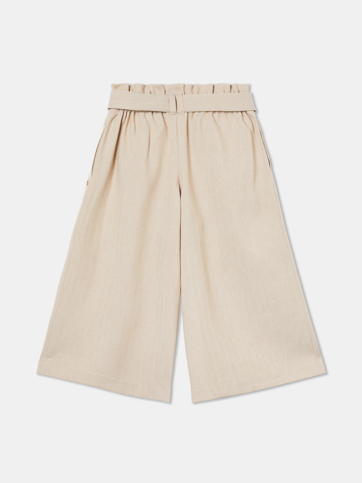 Trousers Beige Casual Girl