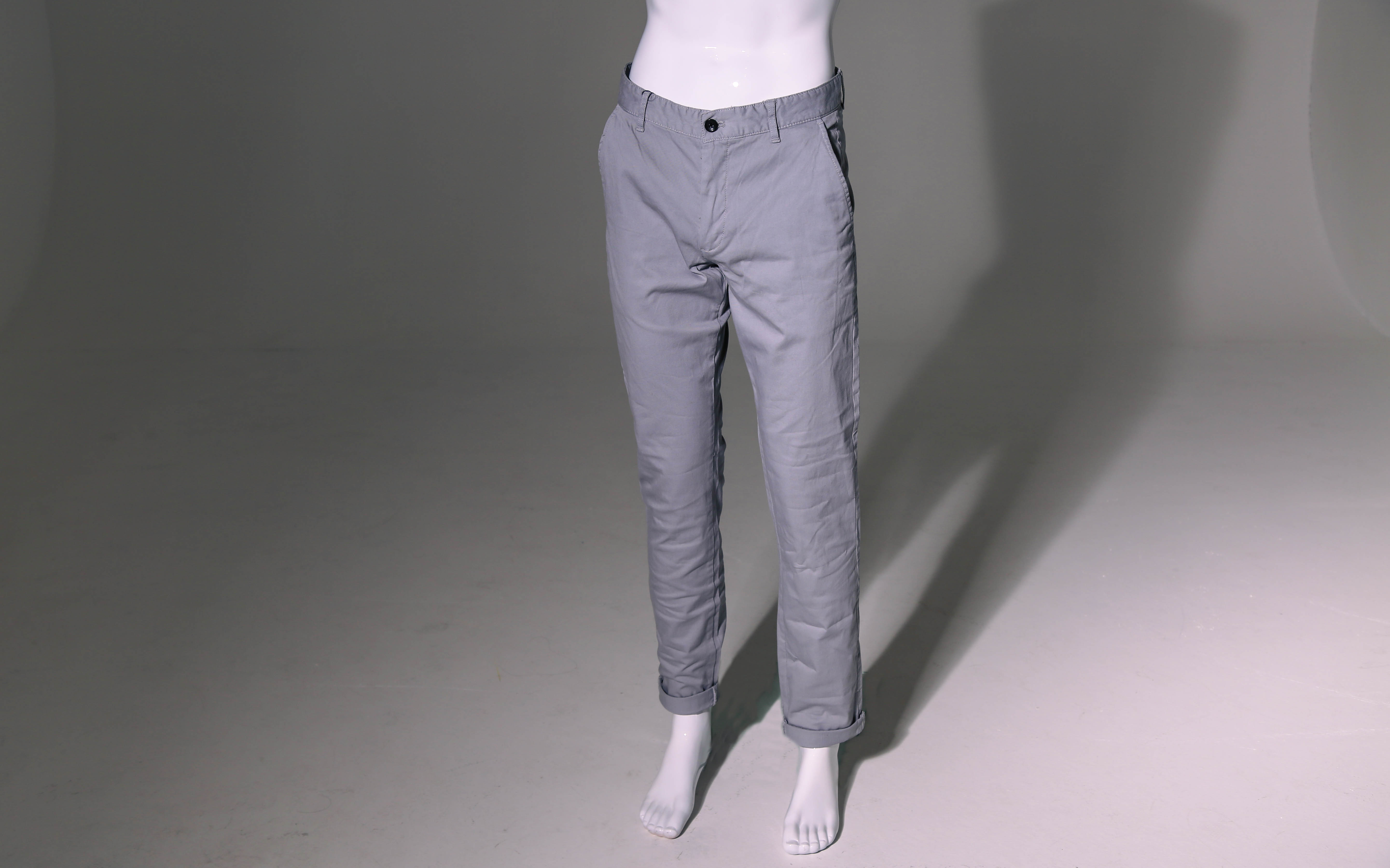 Chino Trousers Light Grey Sport Man