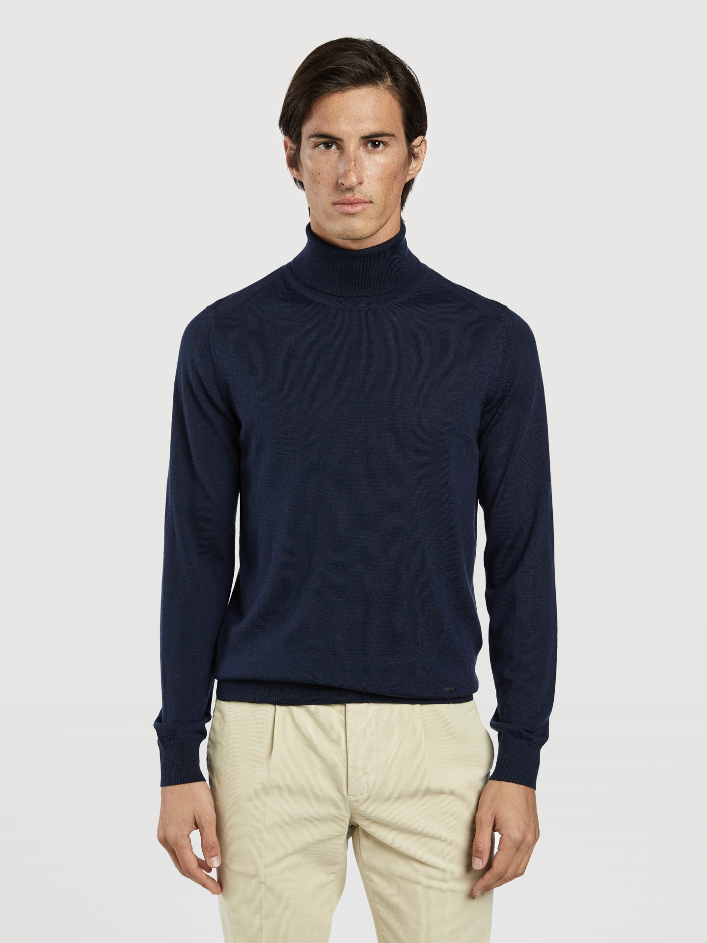 Sweater Dark Blue Casual Man