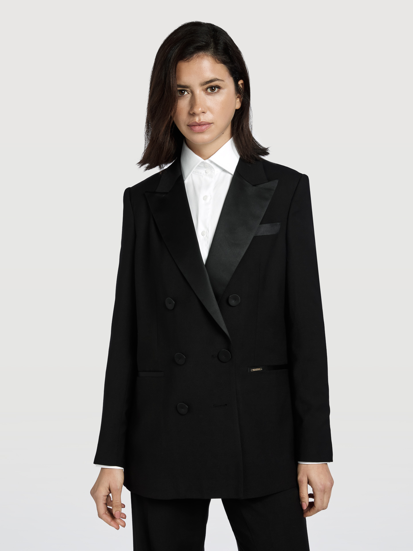 Suit Blazer Black Classic Woman