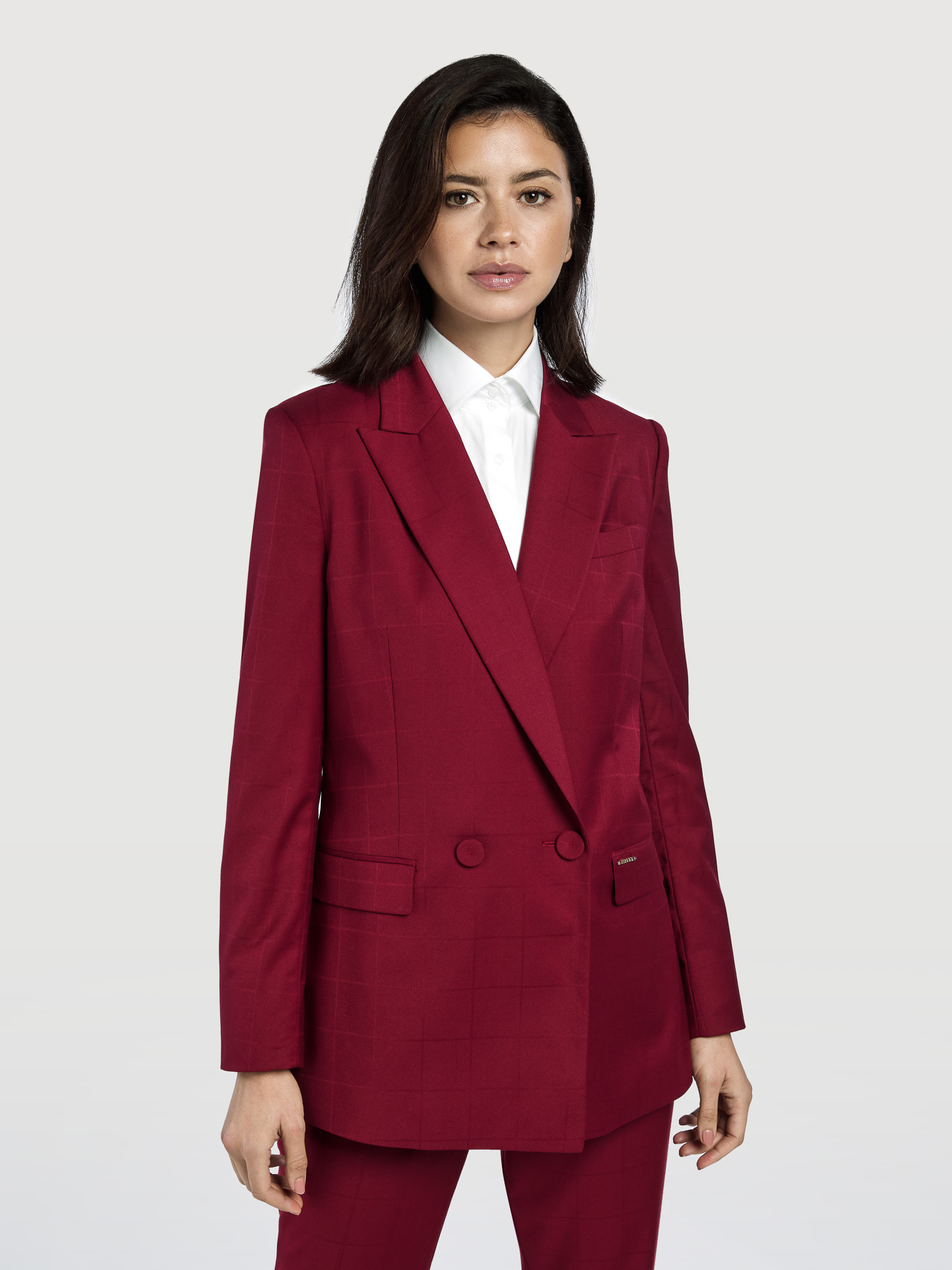 Suit Blazer Bordeaux Classic Woman