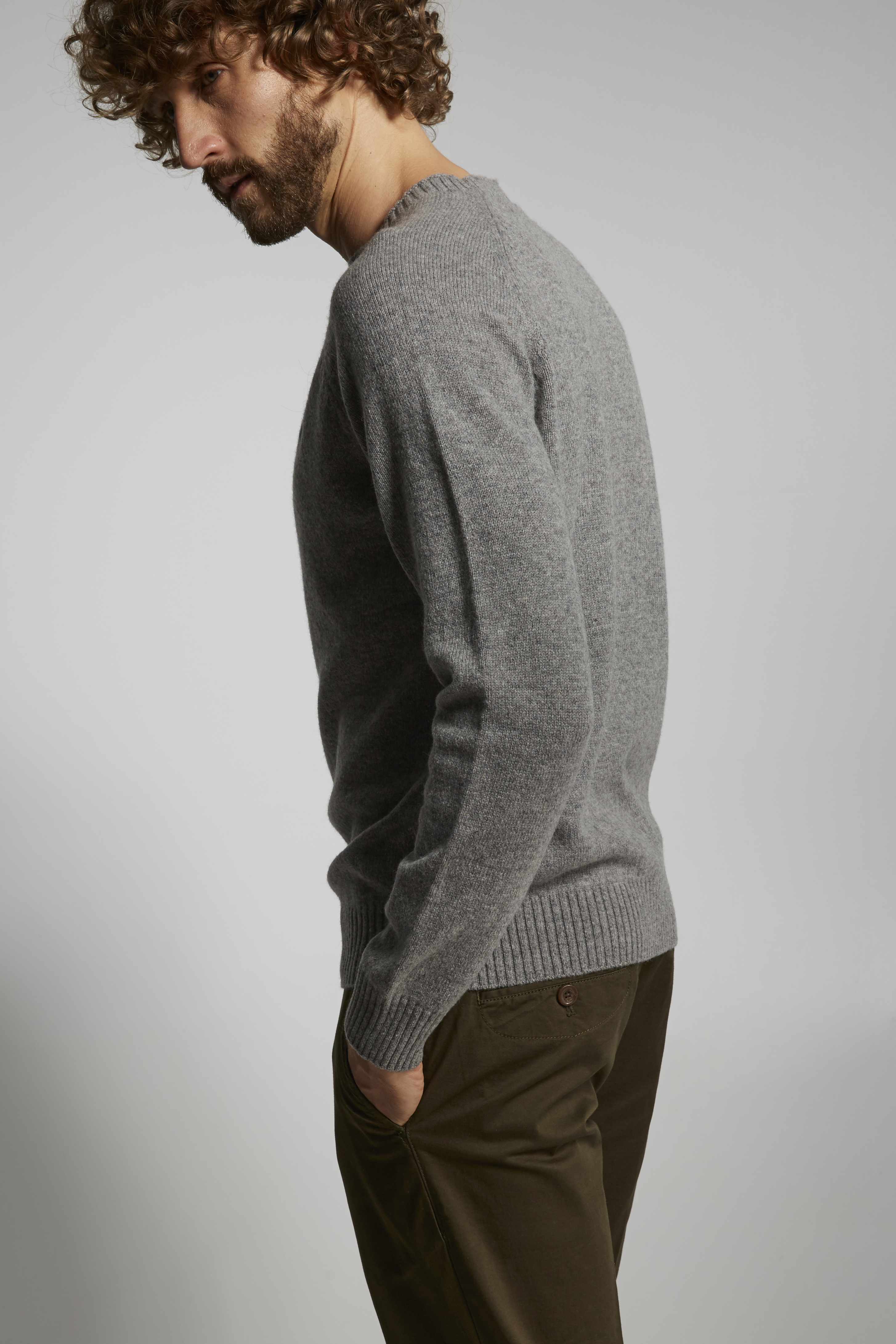 Sweater Mix Grey Sport Man