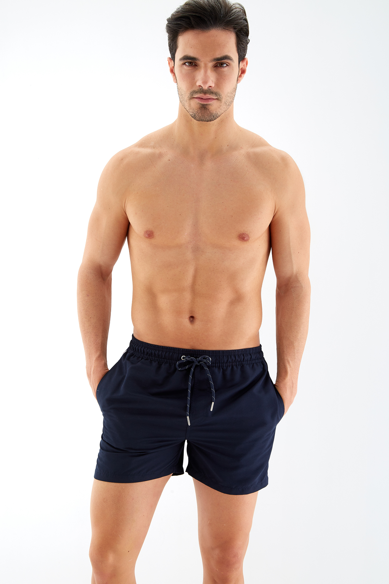 Beachwear Shorts Dark Blue Sport Man