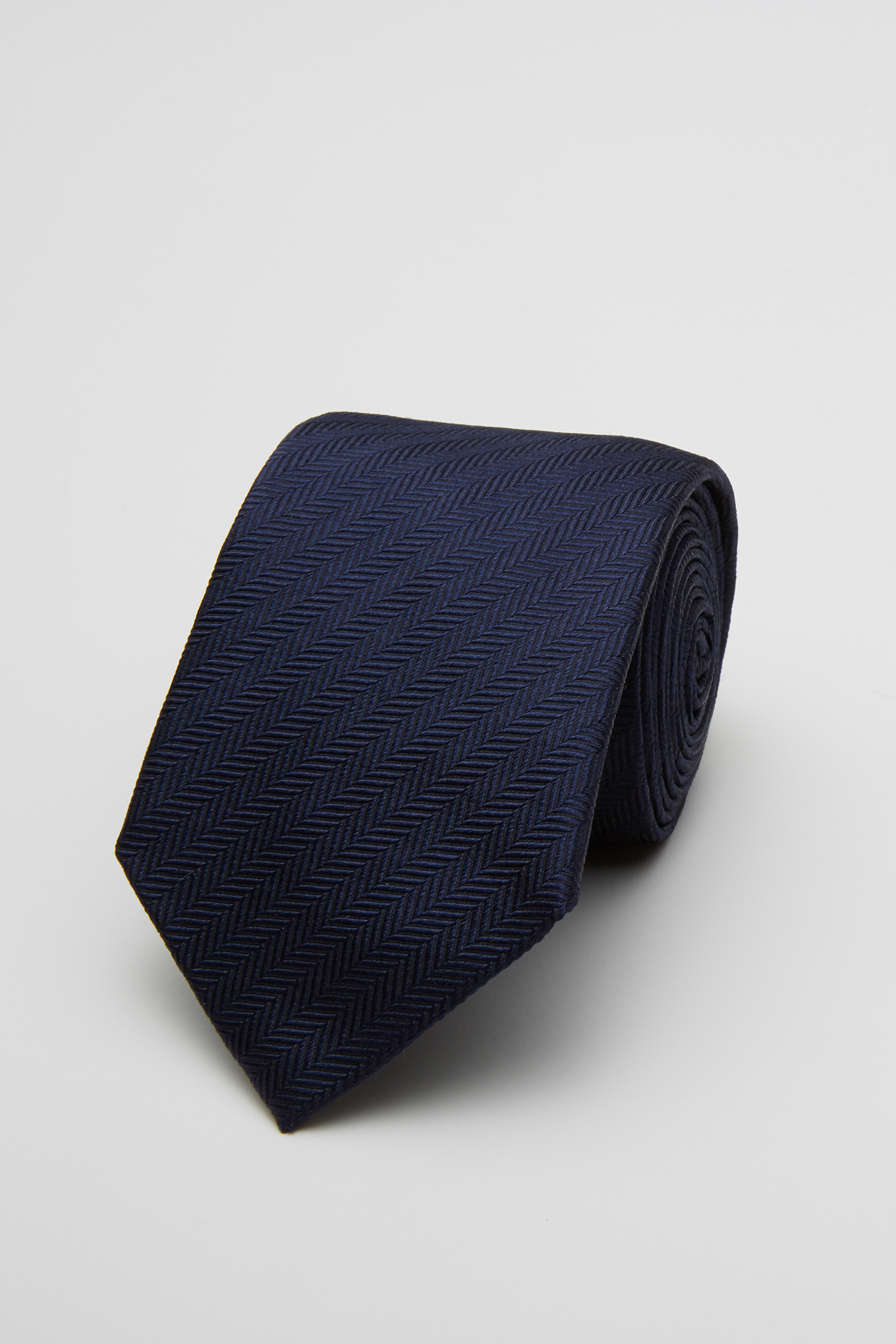 Gravata Azul Escuro Classic Homem