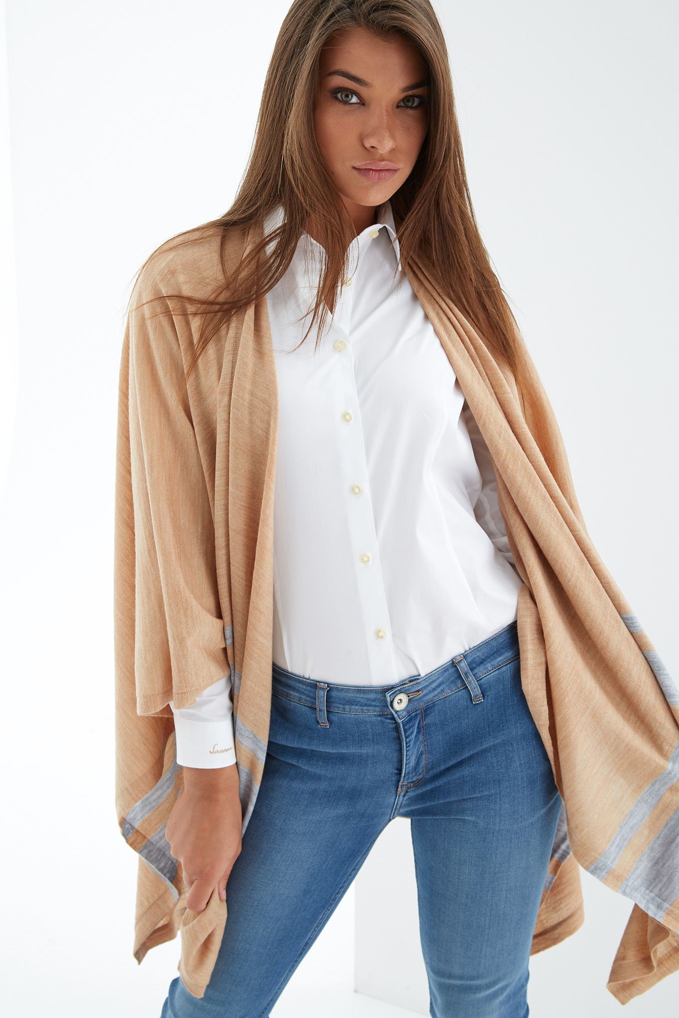 Scarf Camel Casual Woman