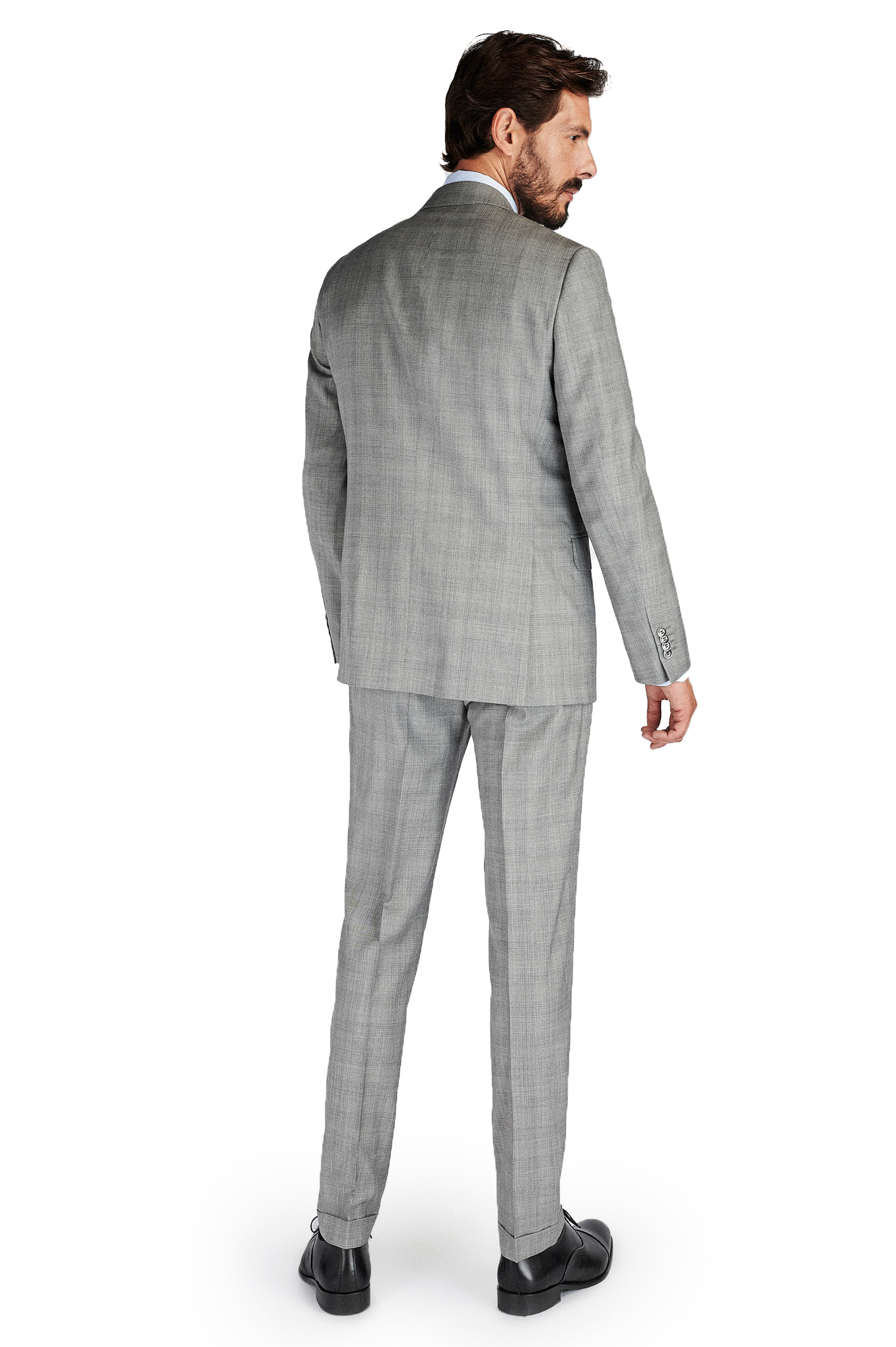 Suit with Vest Light Grey Classic Man