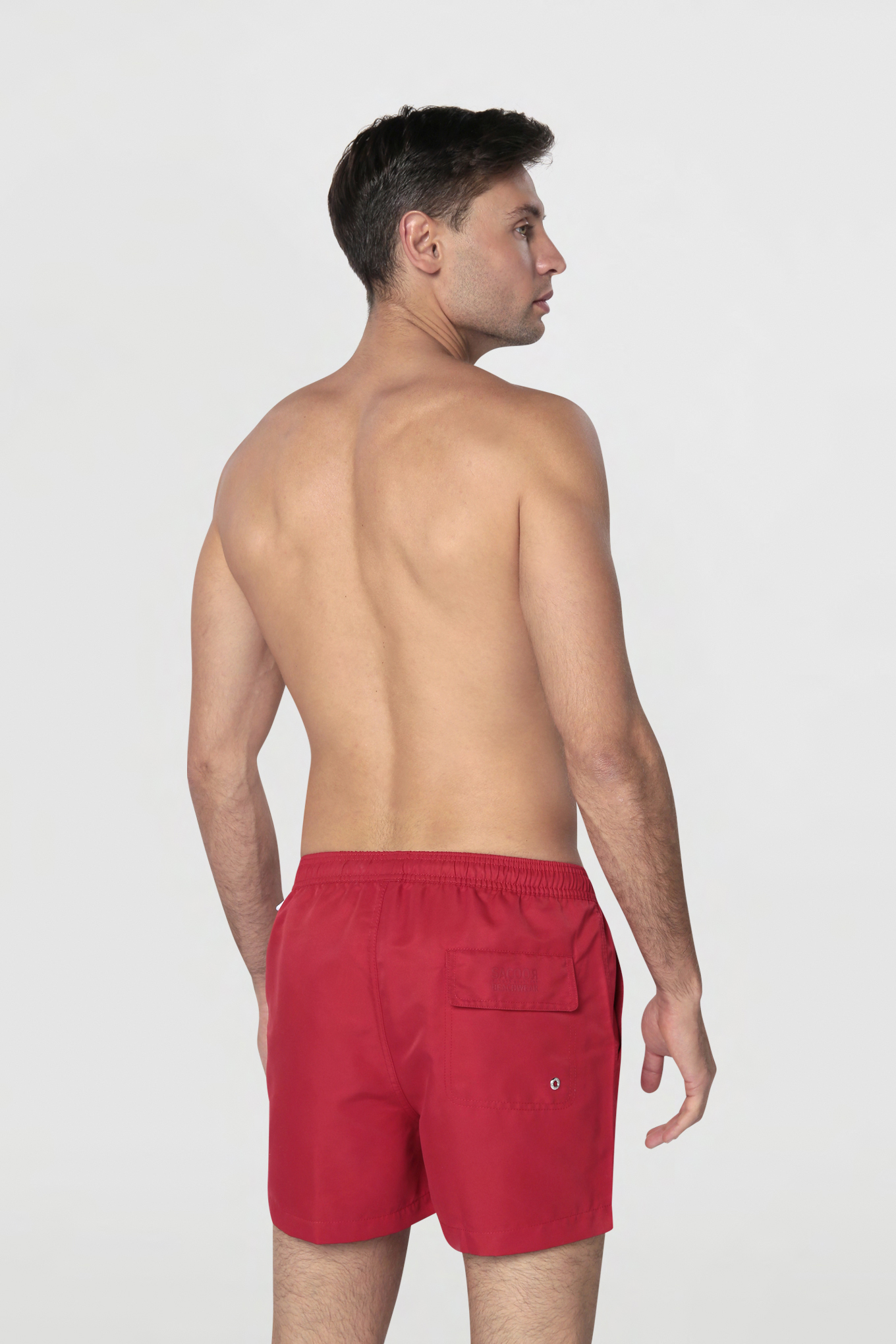 Beachwear Shorts Red Sport Man