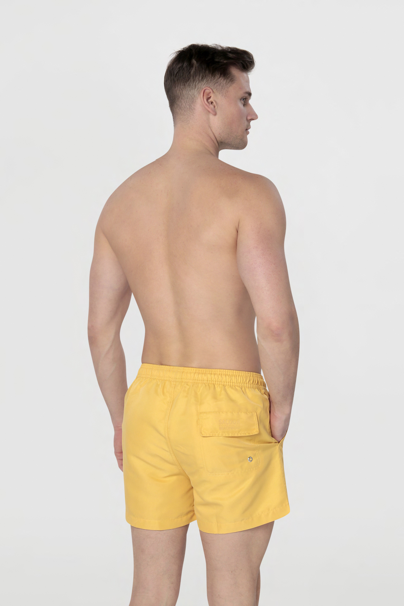 Beachwear Shorts Yellow Sport Man