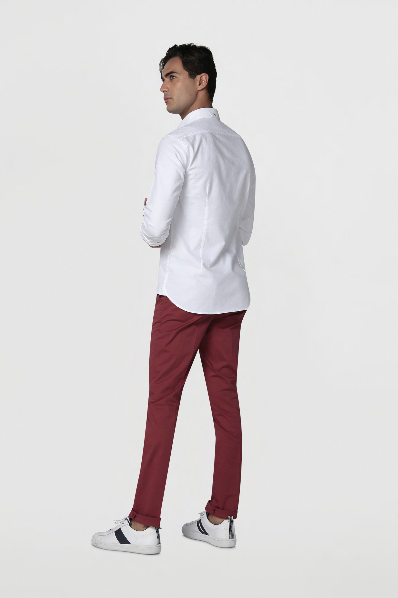 Chino Trousers Light Red Casual Man
