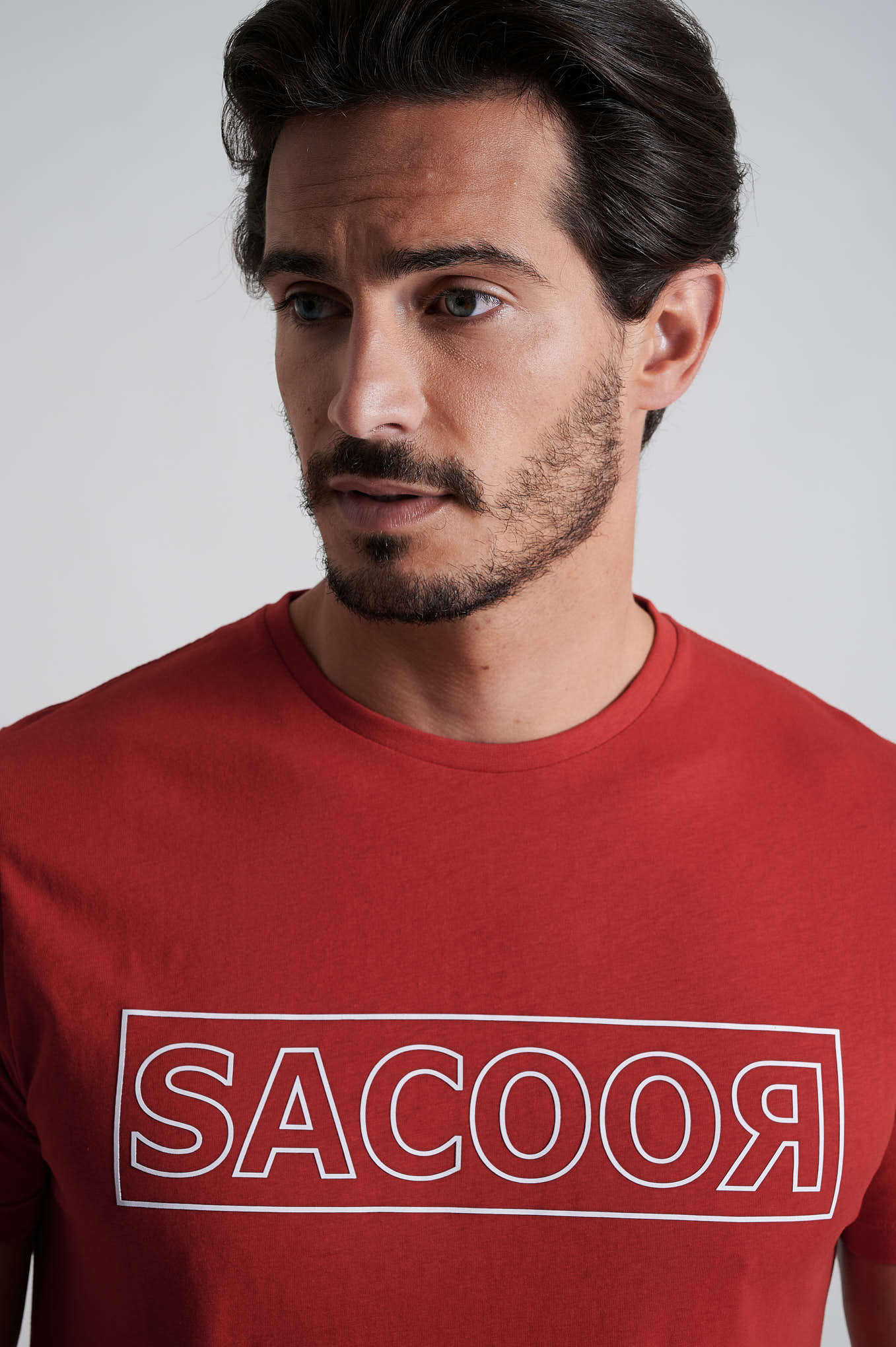 T-Shirt Vermelho Sport Homem