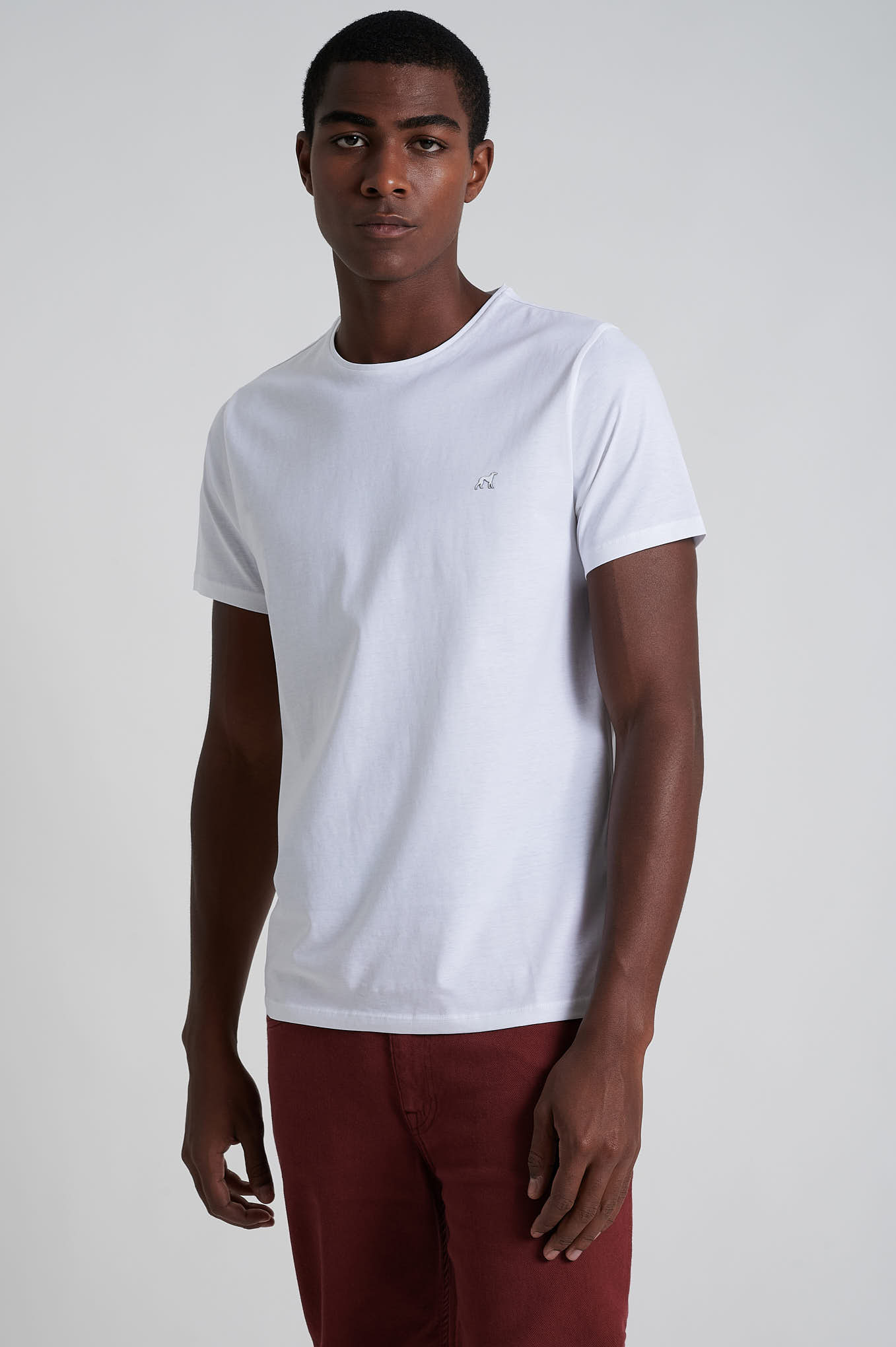 T-Shirt Branco Sport Homem