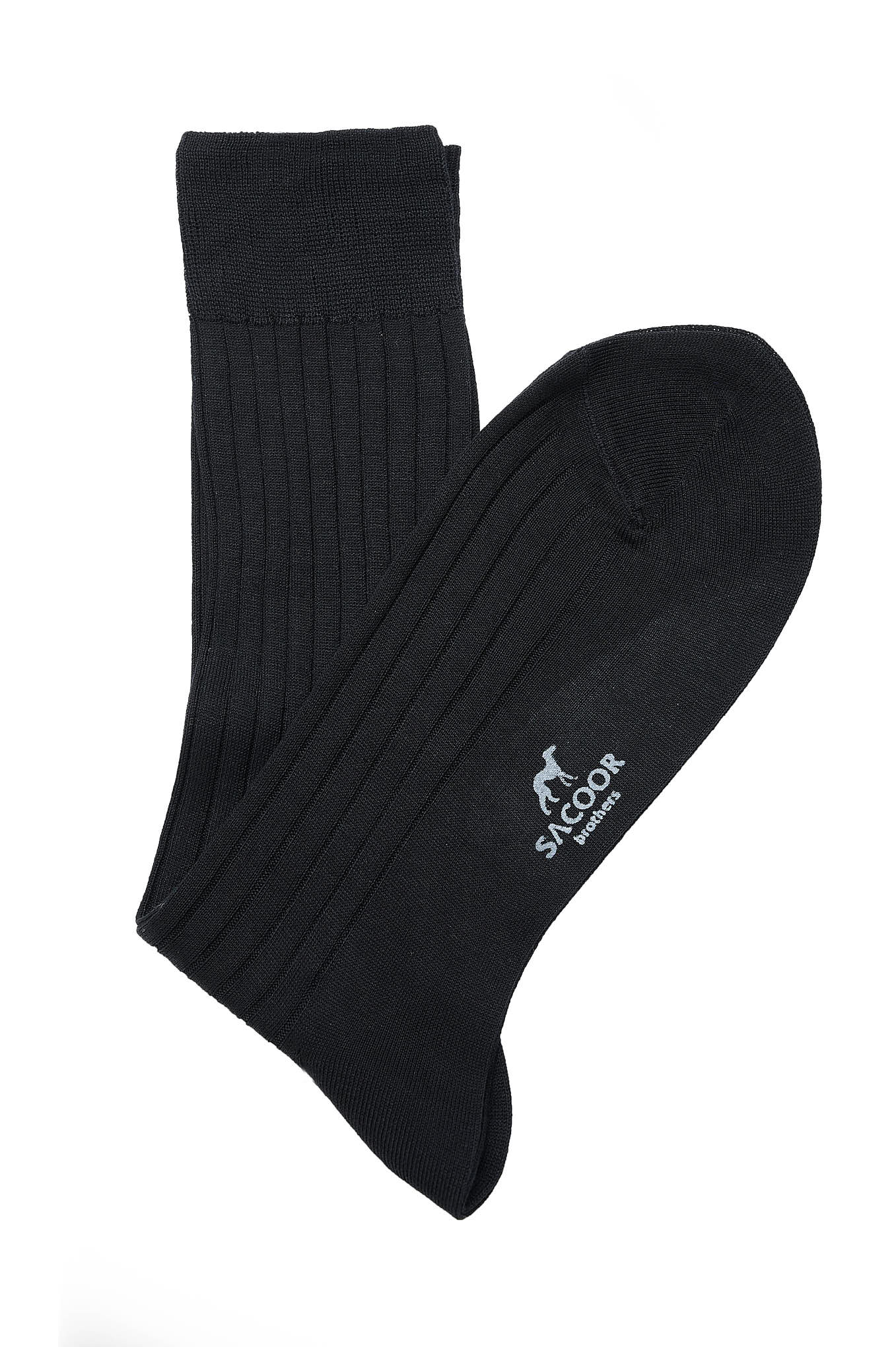 Socks Black Formal Man
