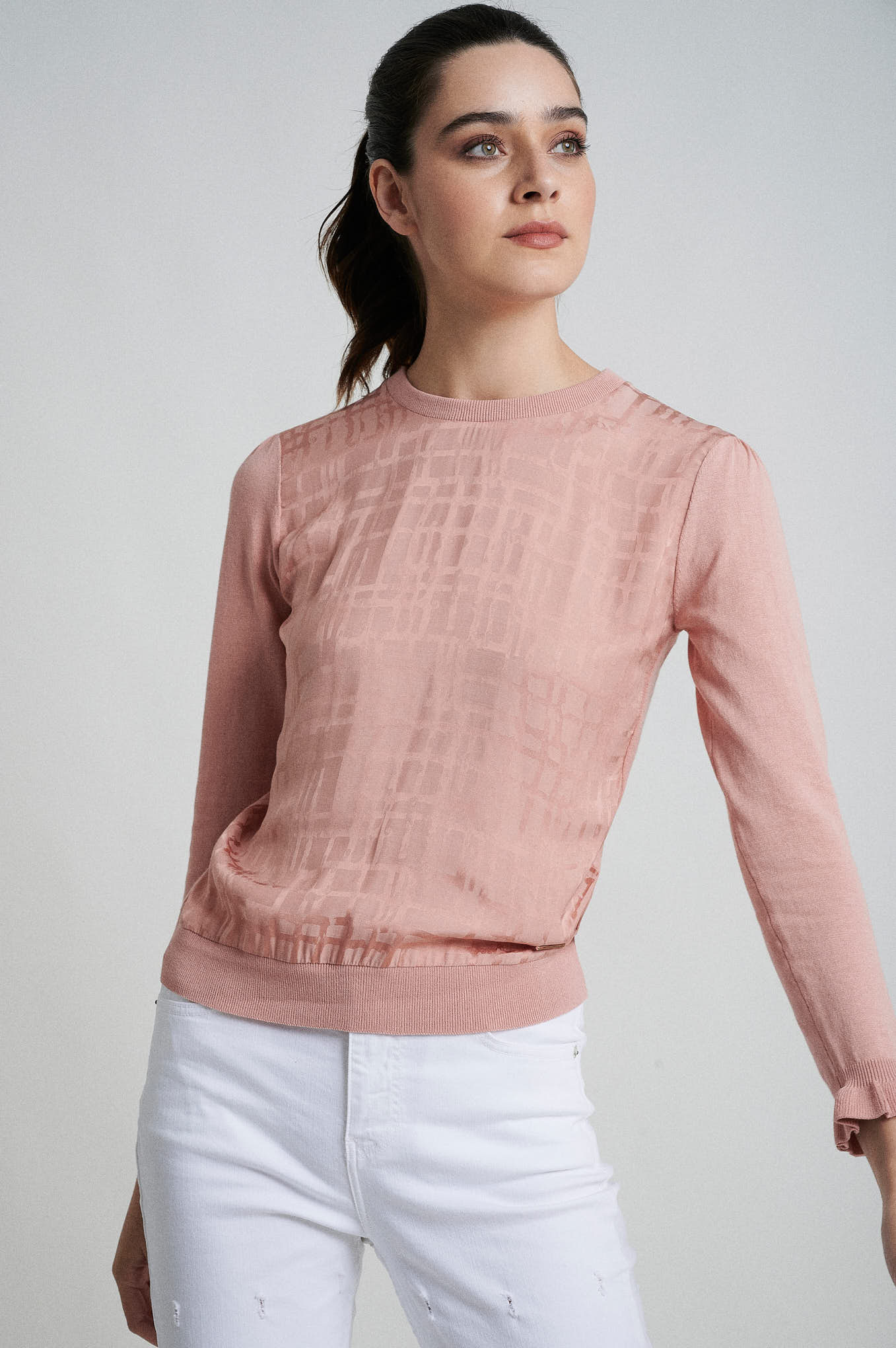 Sweater Pink Casual Woman