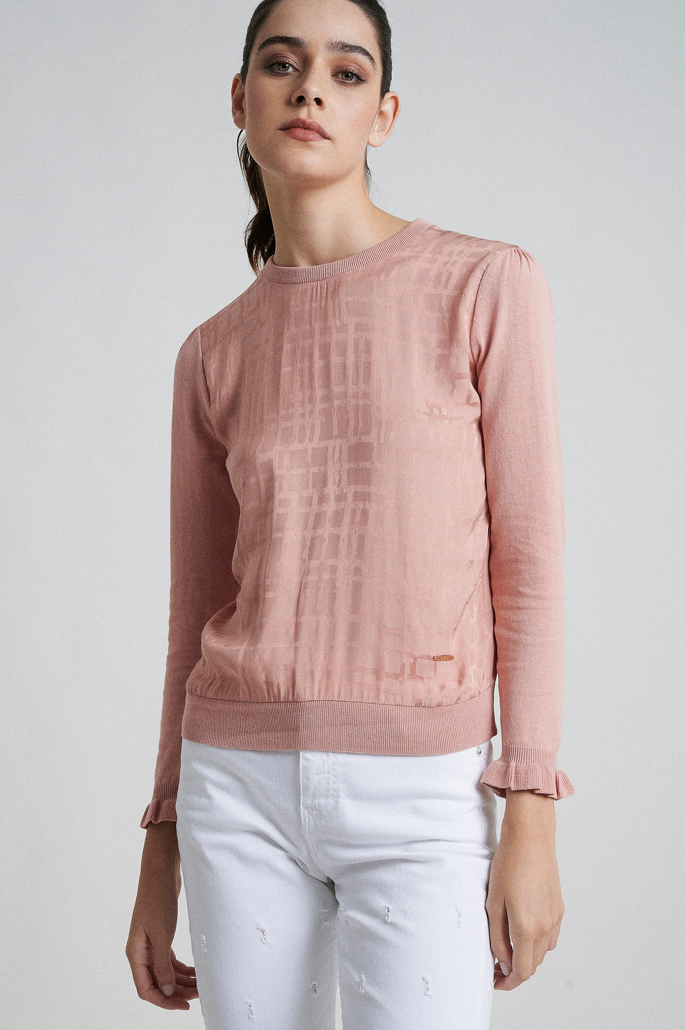 Sweater Pink Casual Woman