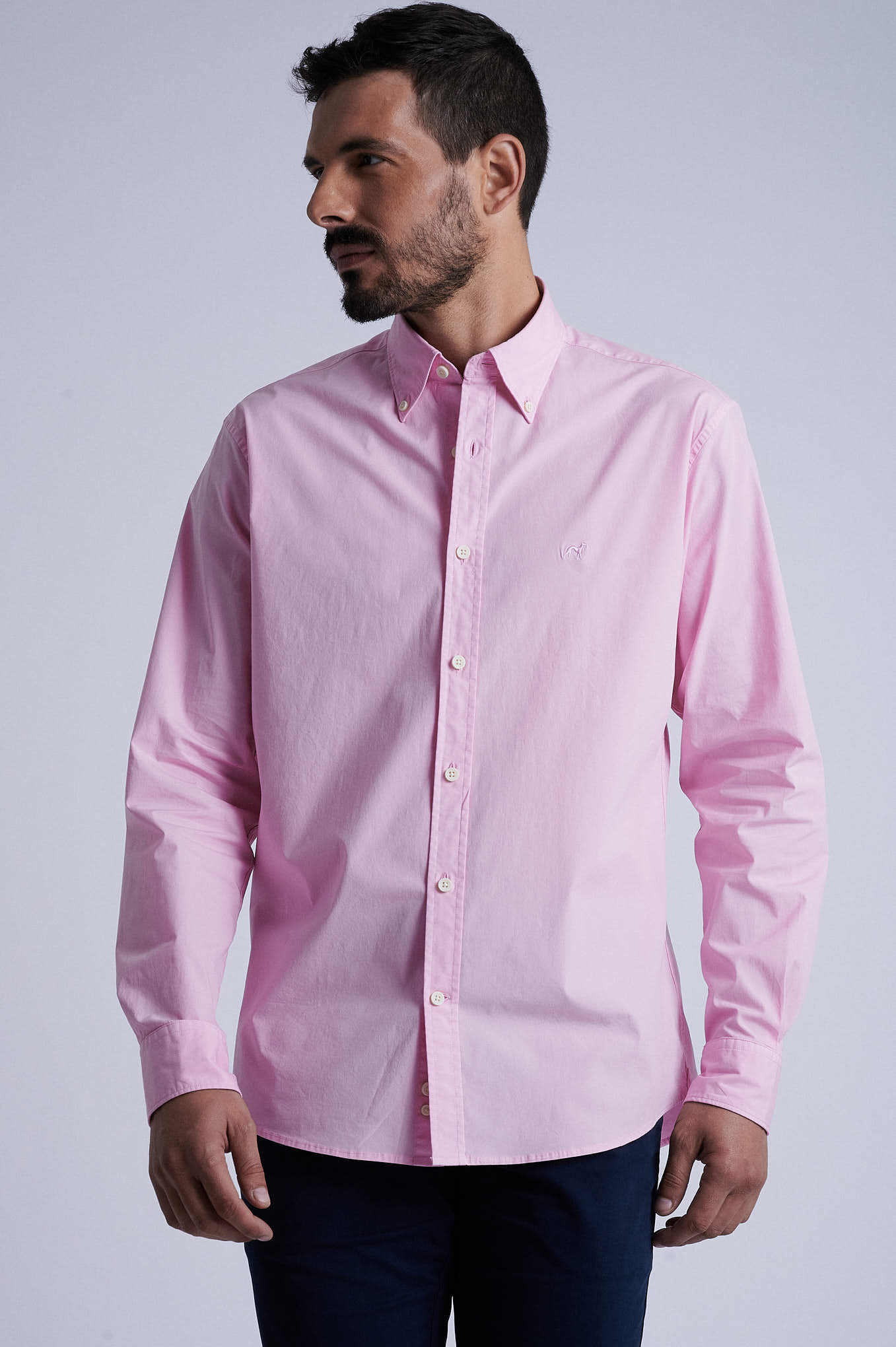 Shirt Pale Pink Sport Man