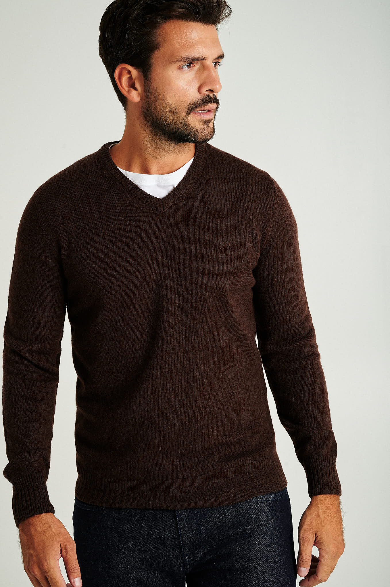 Sweater Chocolate Casual Man