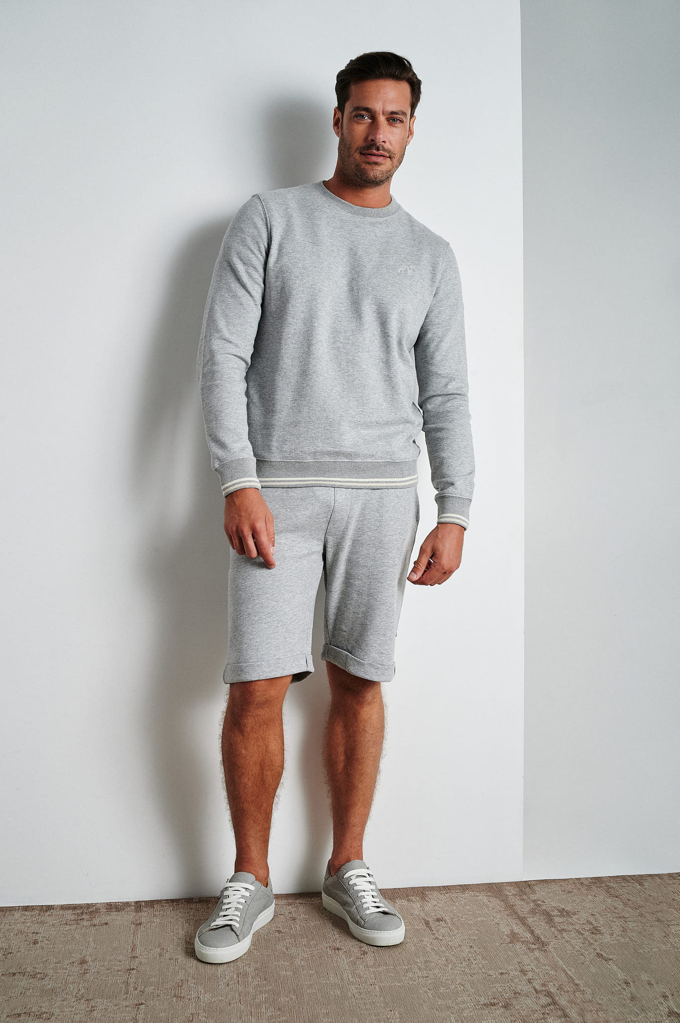 Sportswear Shorts Mix Grey Relax Man