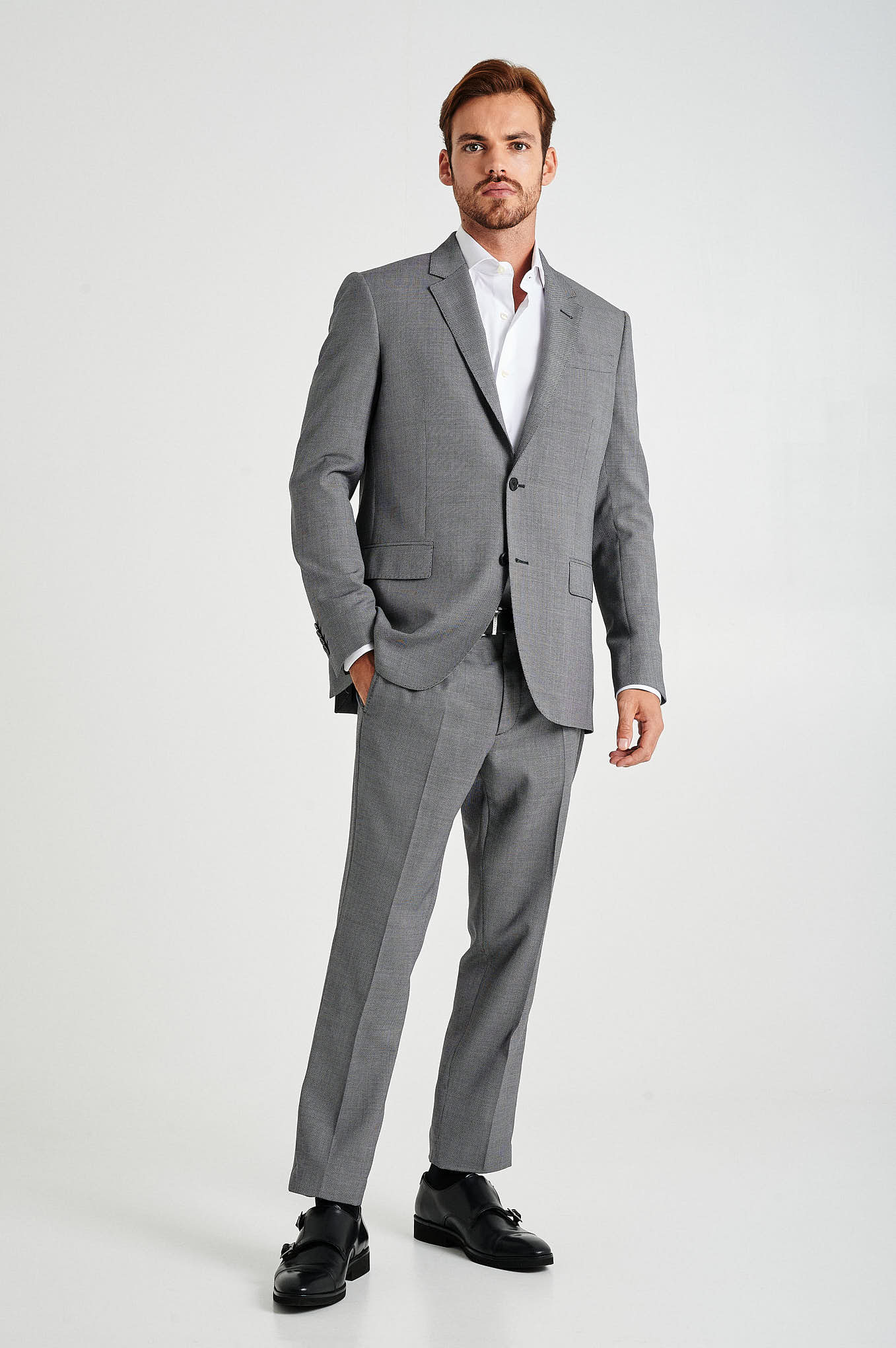 Suit Dark Grey Formal Man