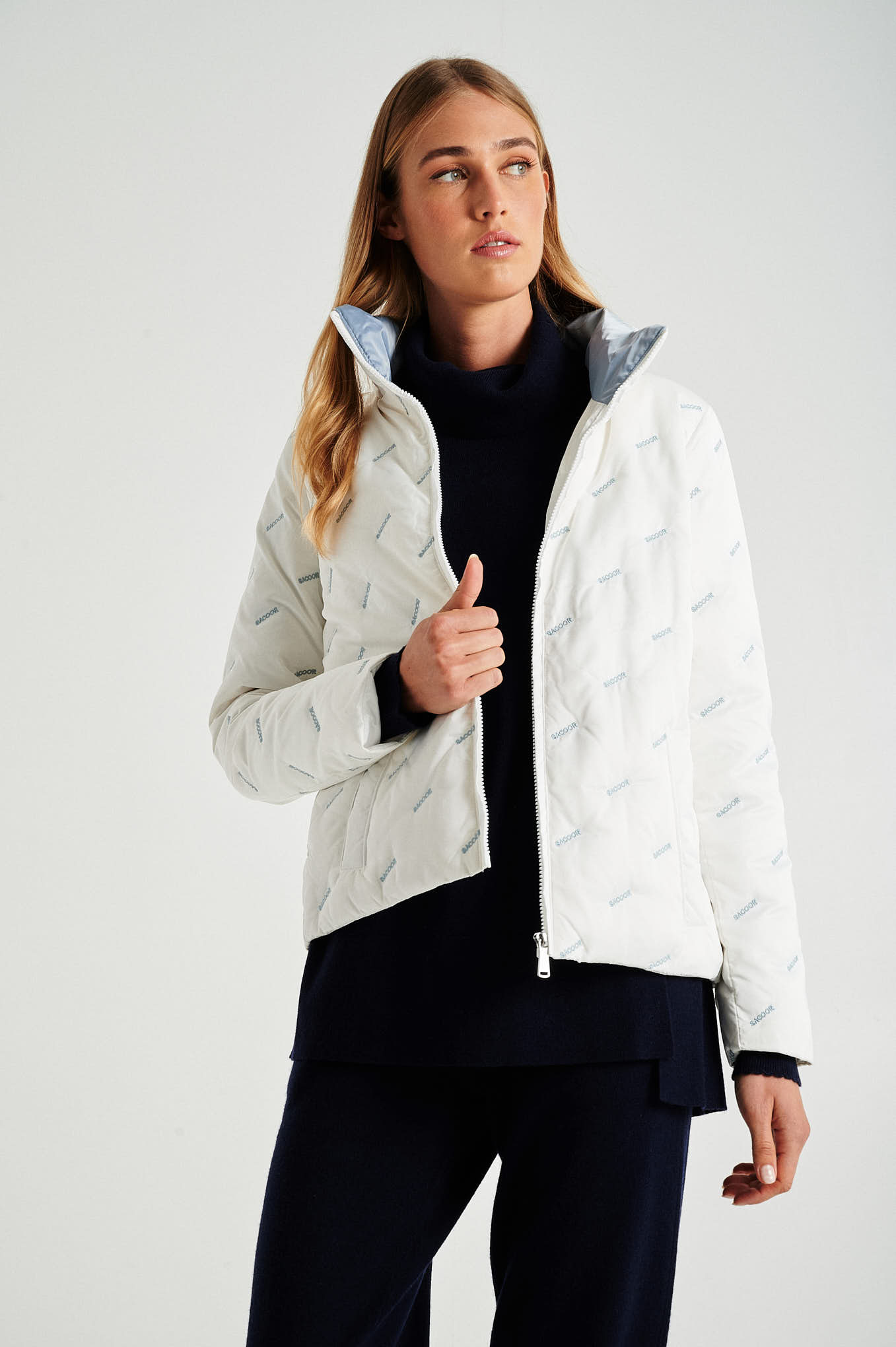 Jacket White Casual Woman