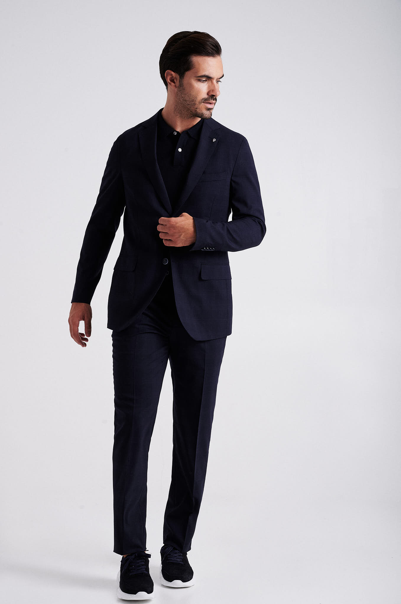 Suit Dark Blue Formal Man