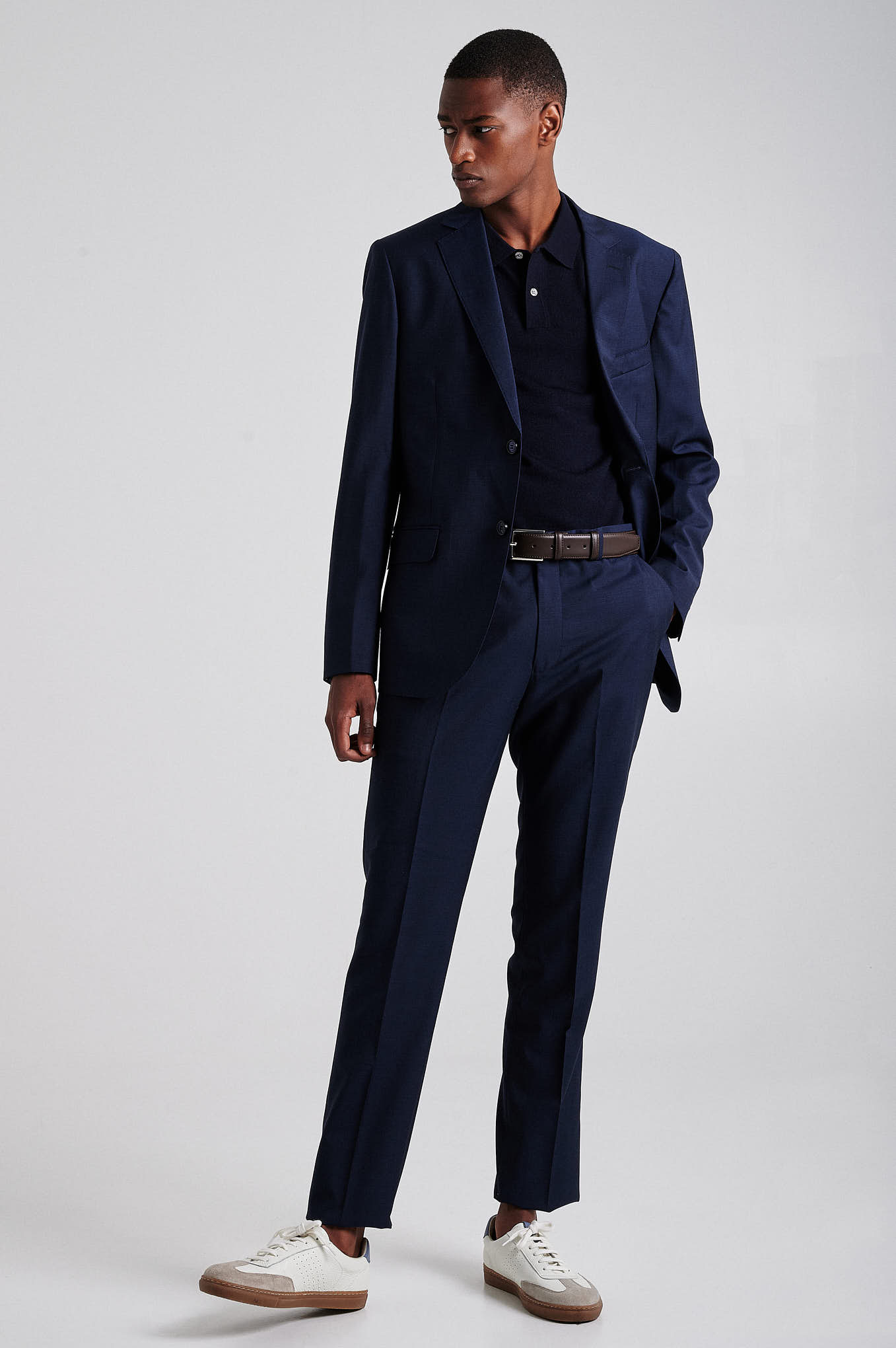 Suit Medium Blue Formal Man