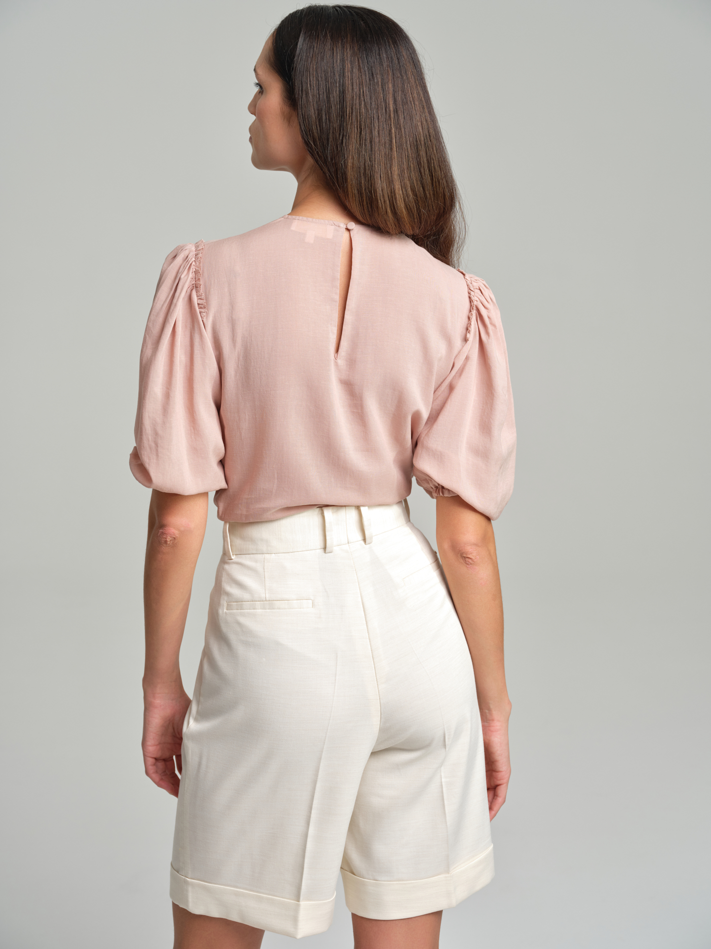 Blouse Pale Pink Casual Woman