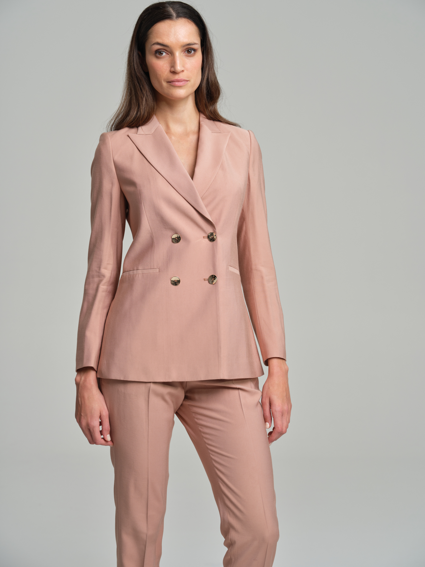 Suit Blazer Pale Pink Classic Woman