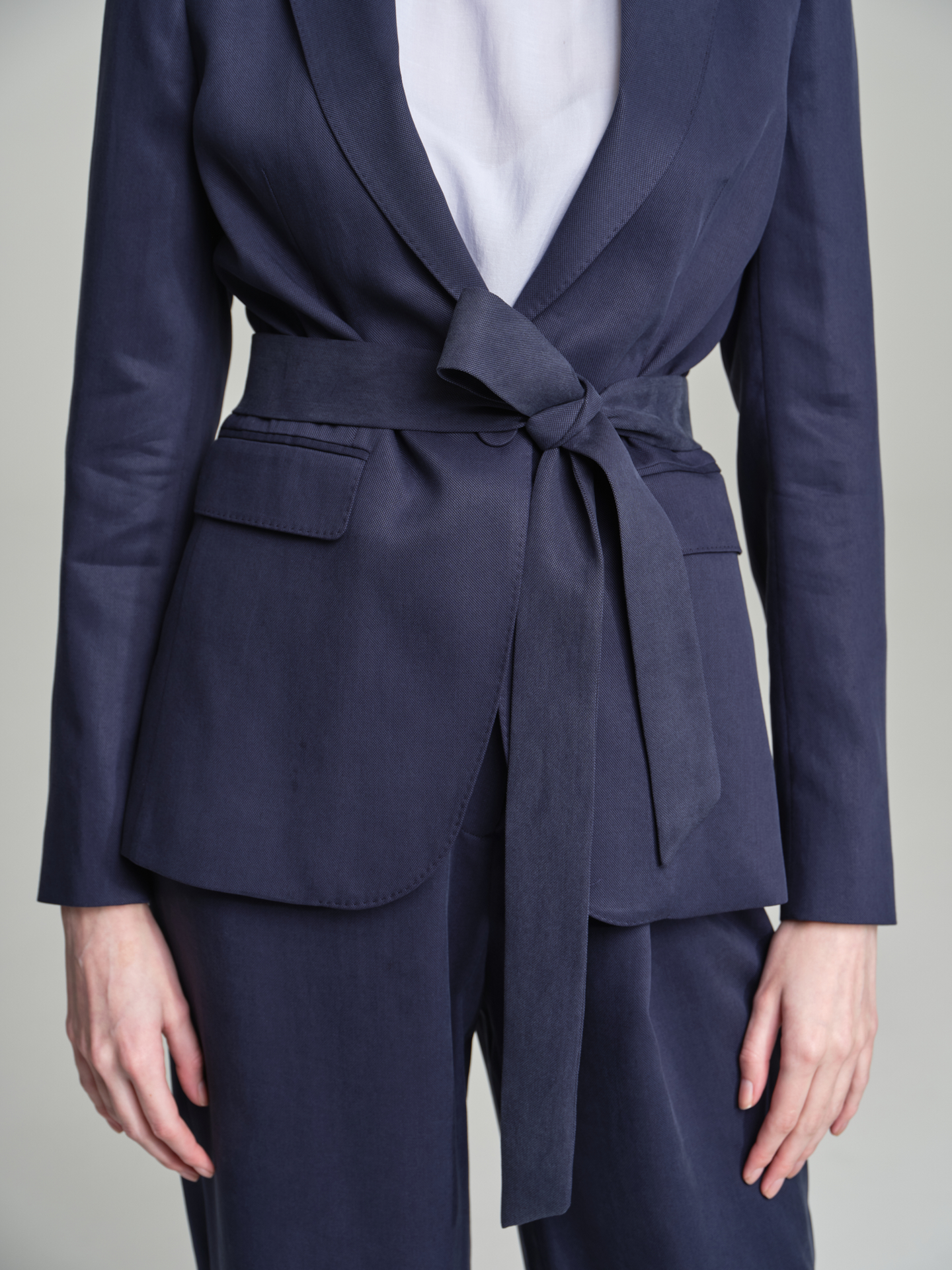 Suit Blazer Dark Blue Classic Woman